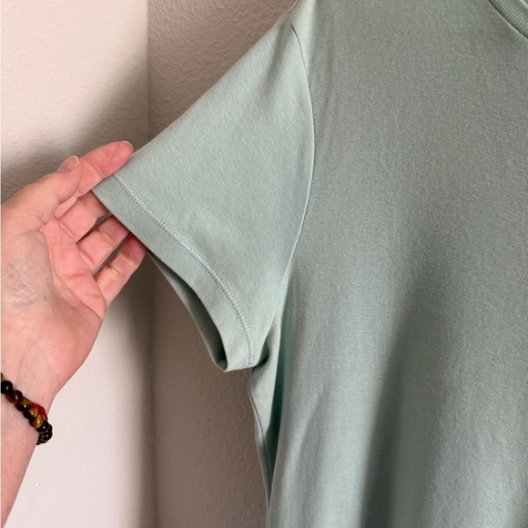 Talbots Light Green Short Sleeve Top - Picture 3 of 6